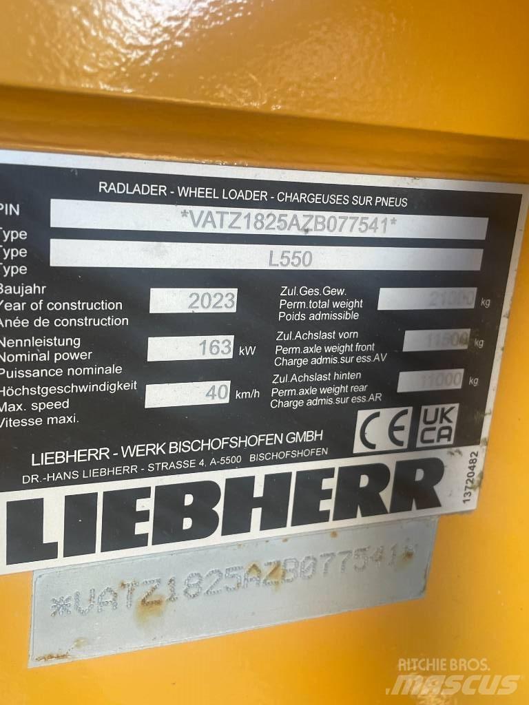 Liebherr L550XPower Ładowarki kołowe