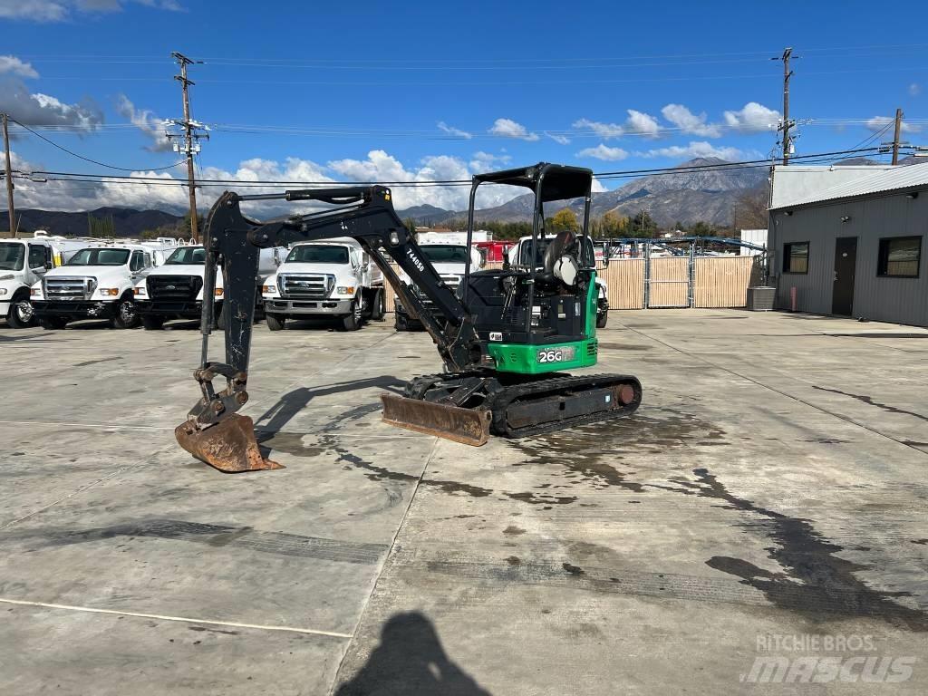 John Deere 26G Minikoparki