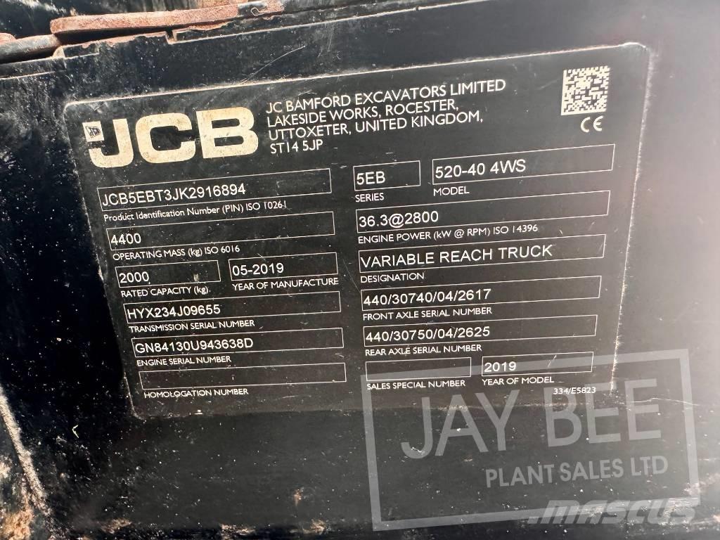 JCB 520-40 Ładowarki teleskopowe