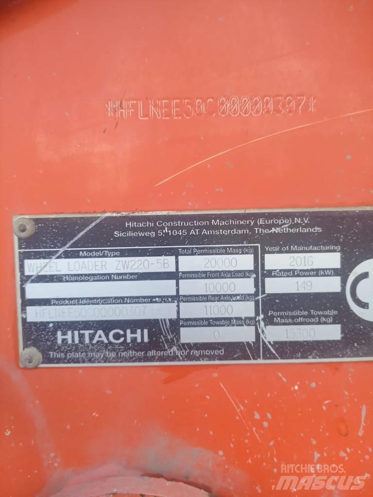 Hitachi ZW 220-6 Koparki kołowe