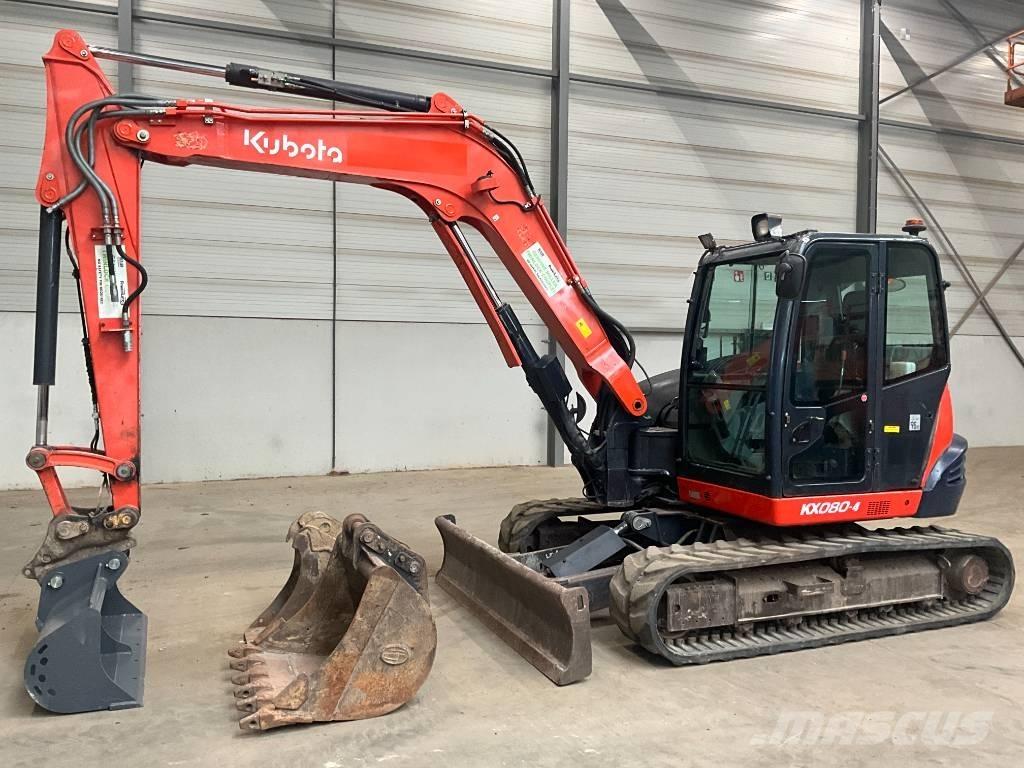 Kubota KX 080-4 Midikoparki  7t - 12t