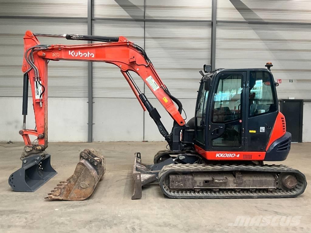 Kubota KX 080-4 Midikoparki  7t - 12t
