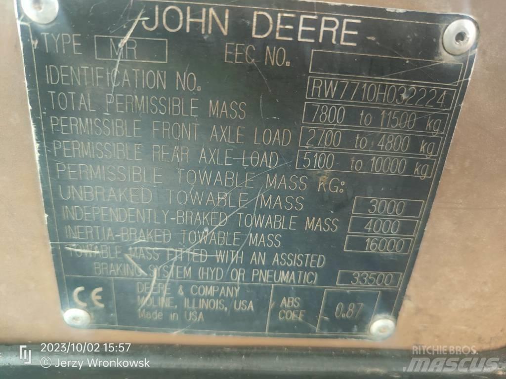 John Deere 7710 Ciągniki rolnicze