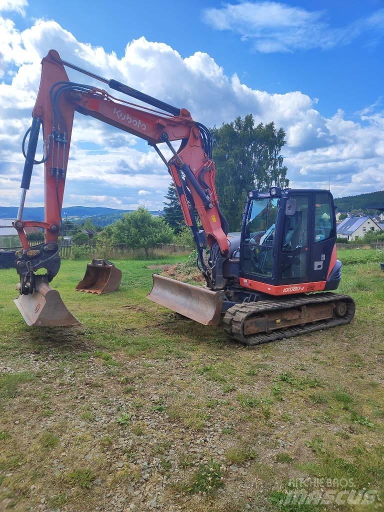 Kubota KX 080-4 Midikoparki  7t - 12t