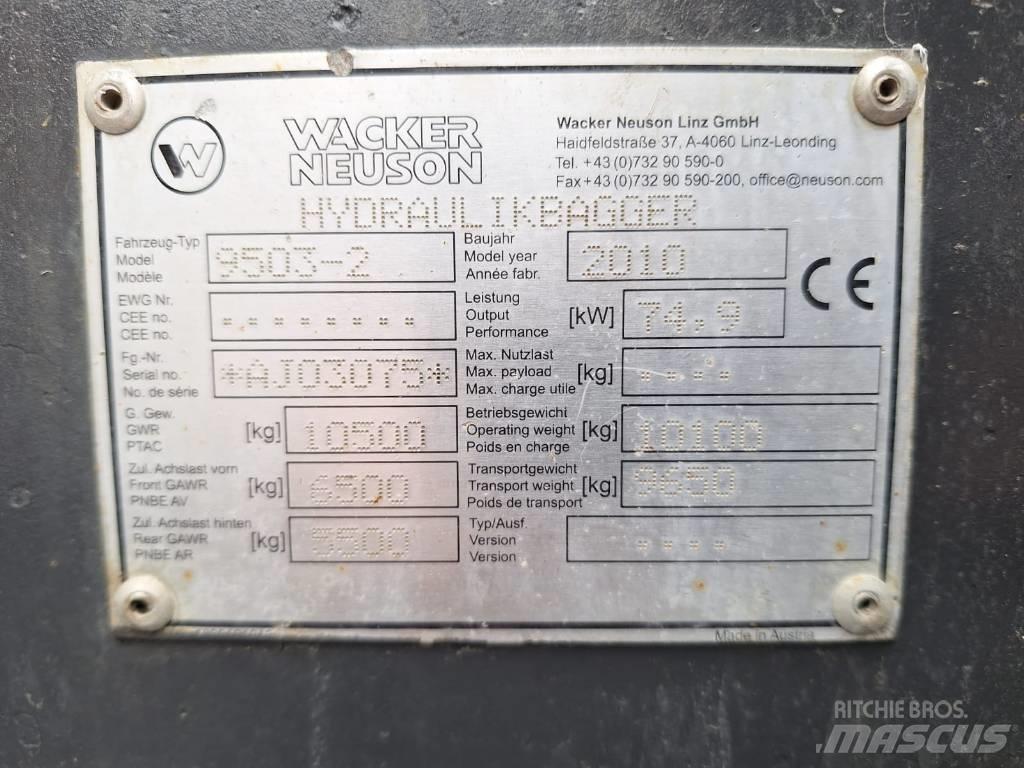 Wacker Neuson 9503-2 Koparki kołowe