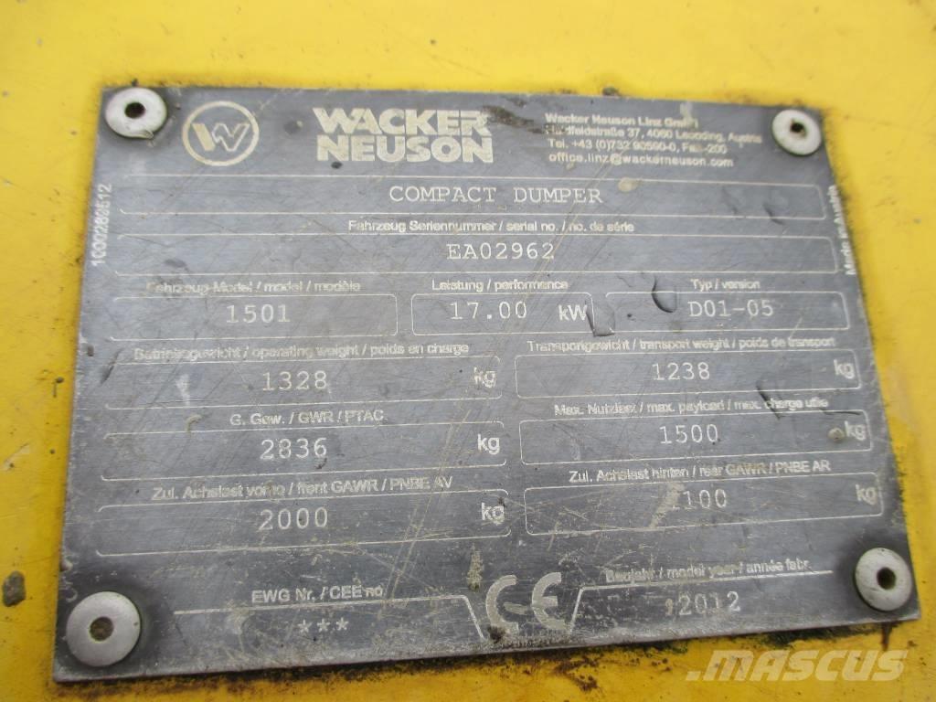 Wacker Neuson 1501 Wozidła kolebkowe