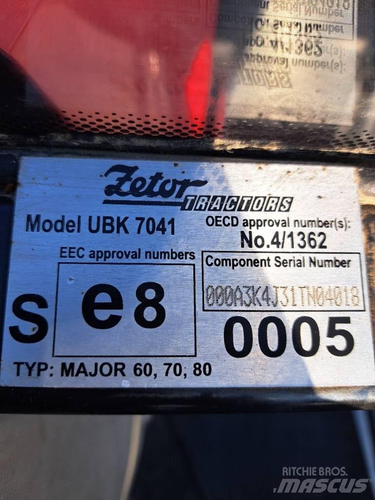 Zetor MAJOR 80 Ciągniki rolnicze