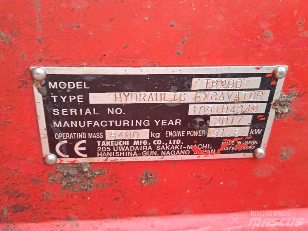 Takeuchi TB290 Minikoparki