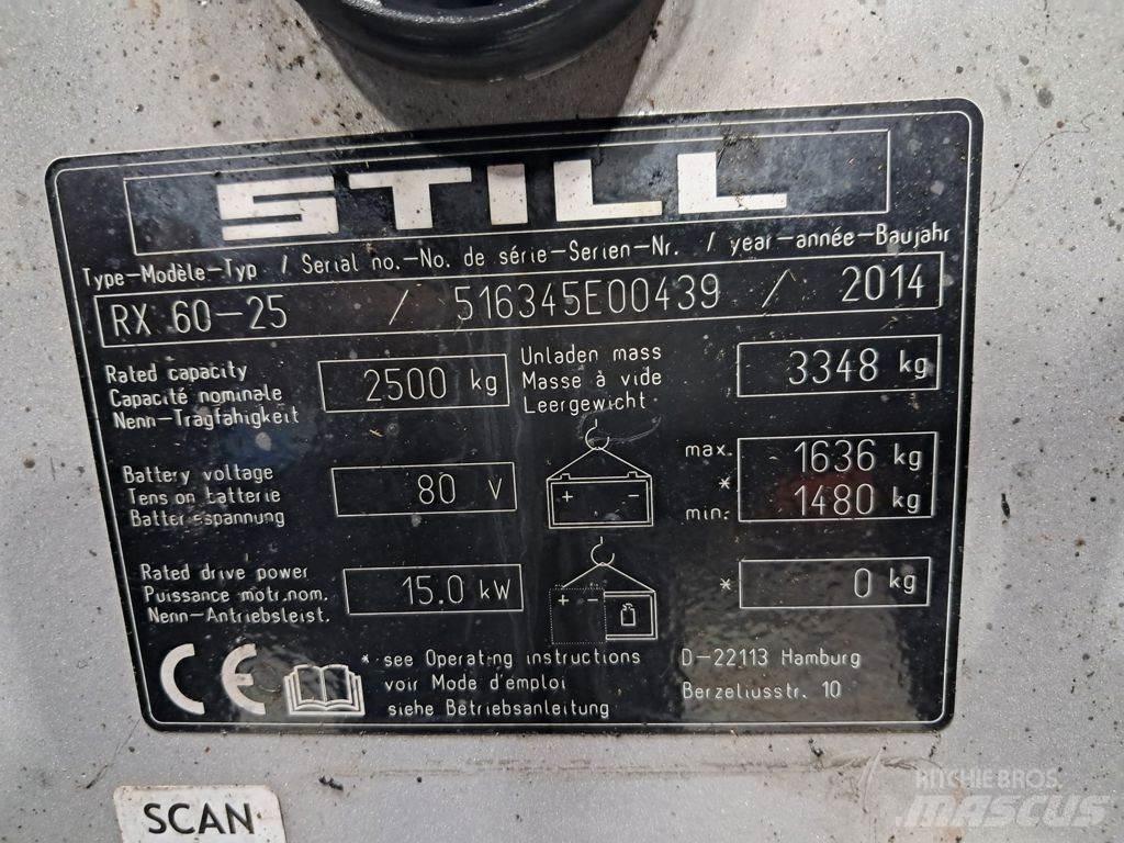 Still RX60-25 Wózki elektryczne