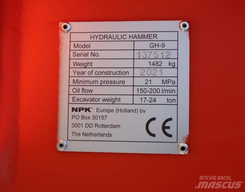 NPK GH-9 Młoty hydrauliczne
