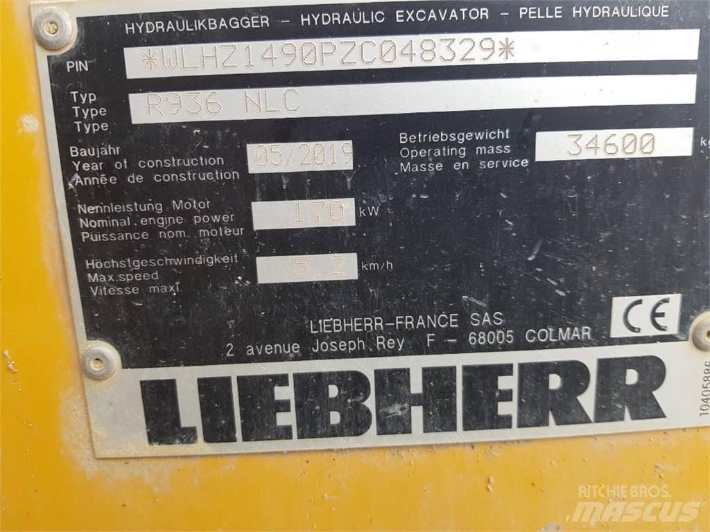 Liebherr R936 NLC Koparki gąsienicowe