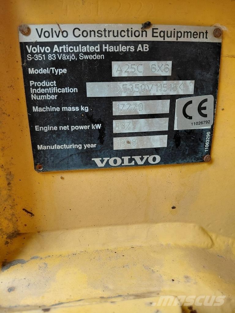Volvo A 25 C Wozidła przegubowe