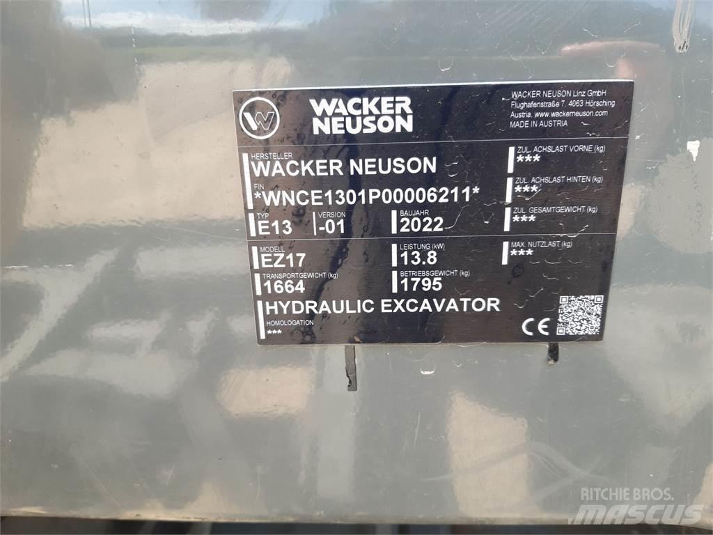 Wacker Neuson EZ17 Koparki gąsienicowe