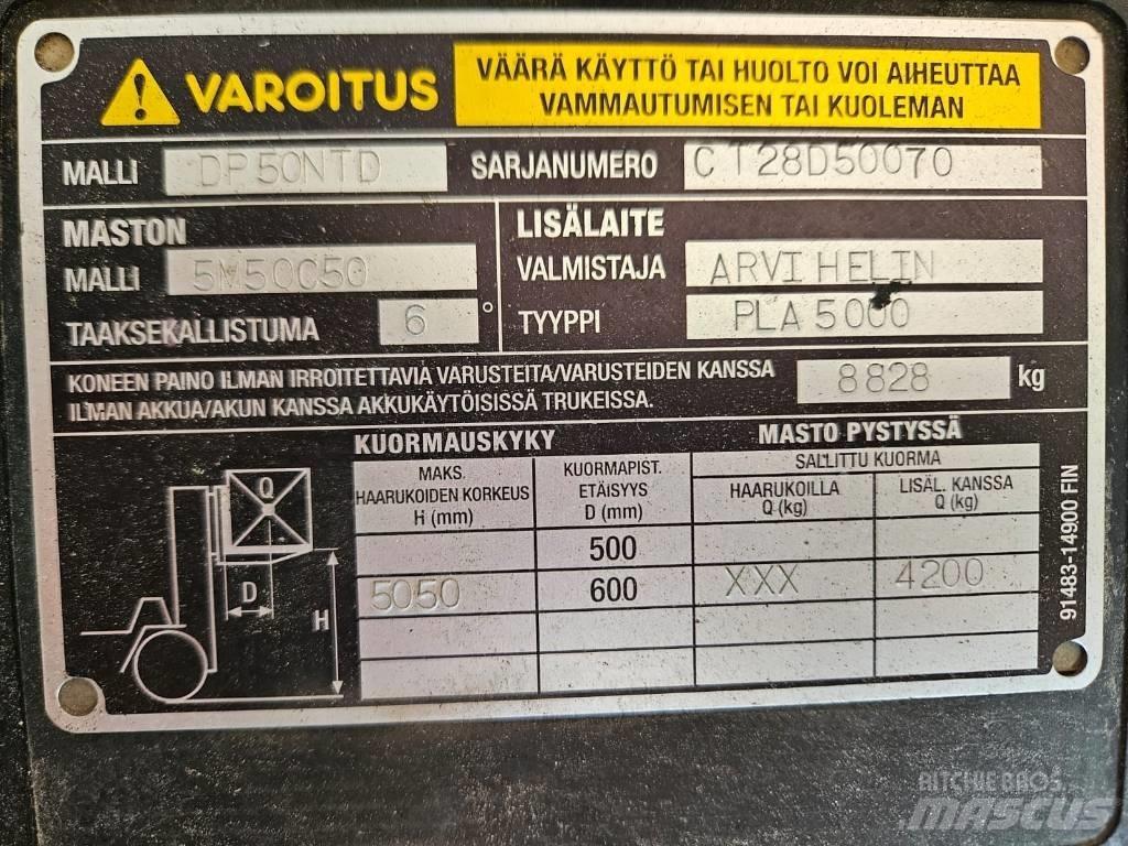 CAT DP 50 N Wózki Diesla