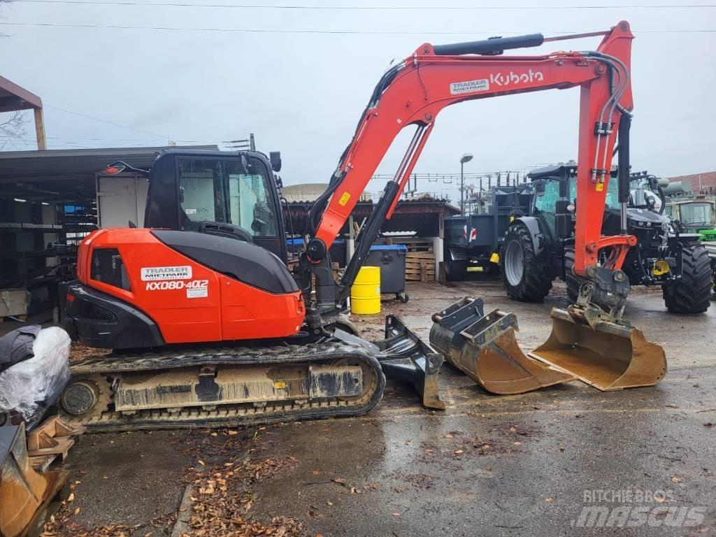 Kubota KX 080-4 Minikoparki