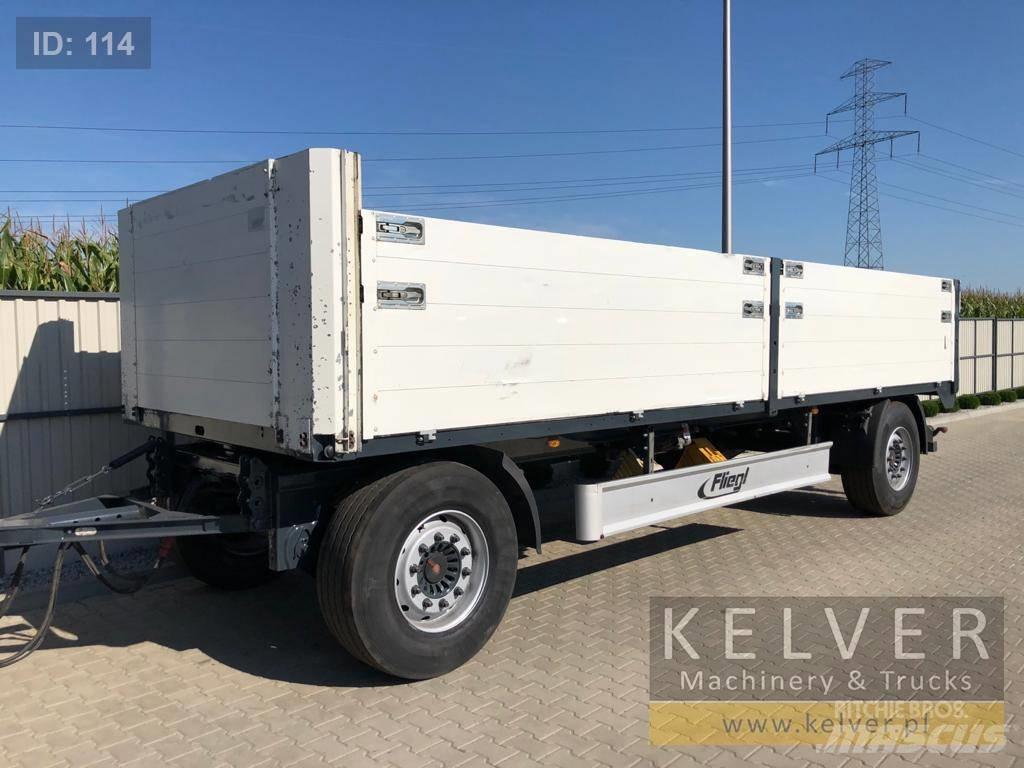 Fliegl ZPS 180 Platformy / Przyczepy z otwieranymi burtami