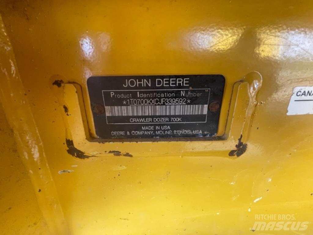 DEERE 700K LGP Spycharki gąsienicowe