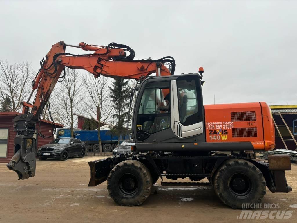 Hitachi ZX 140 W-3 Koparki kołowe