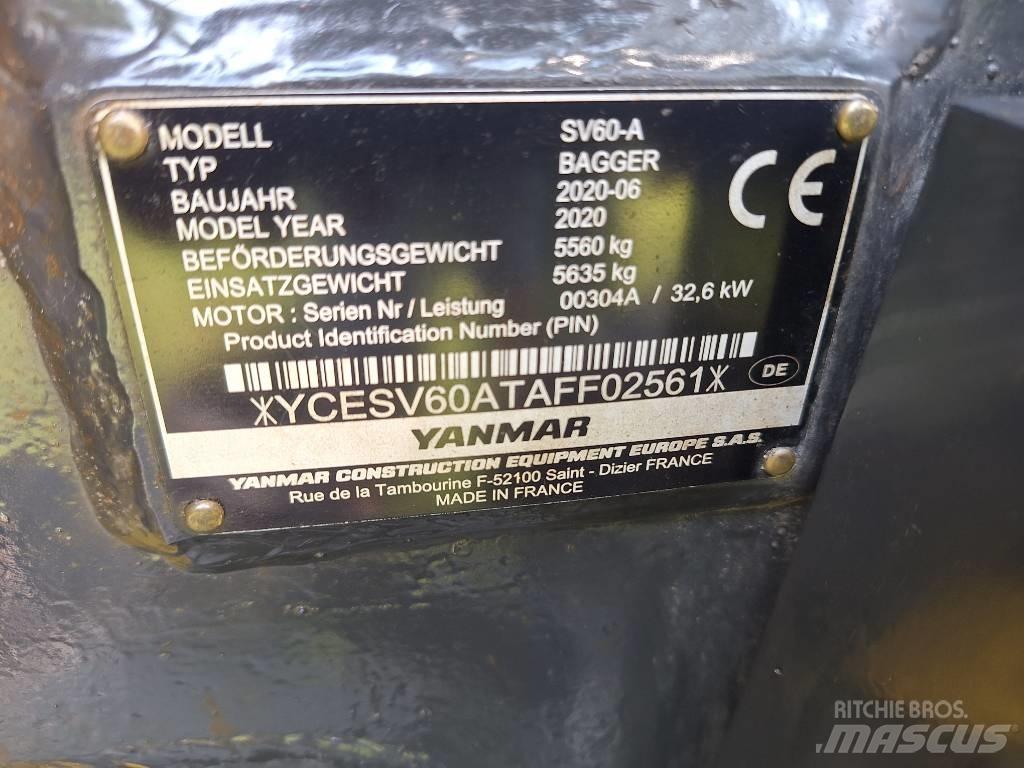 Yanmar SV 60 Minikoparki