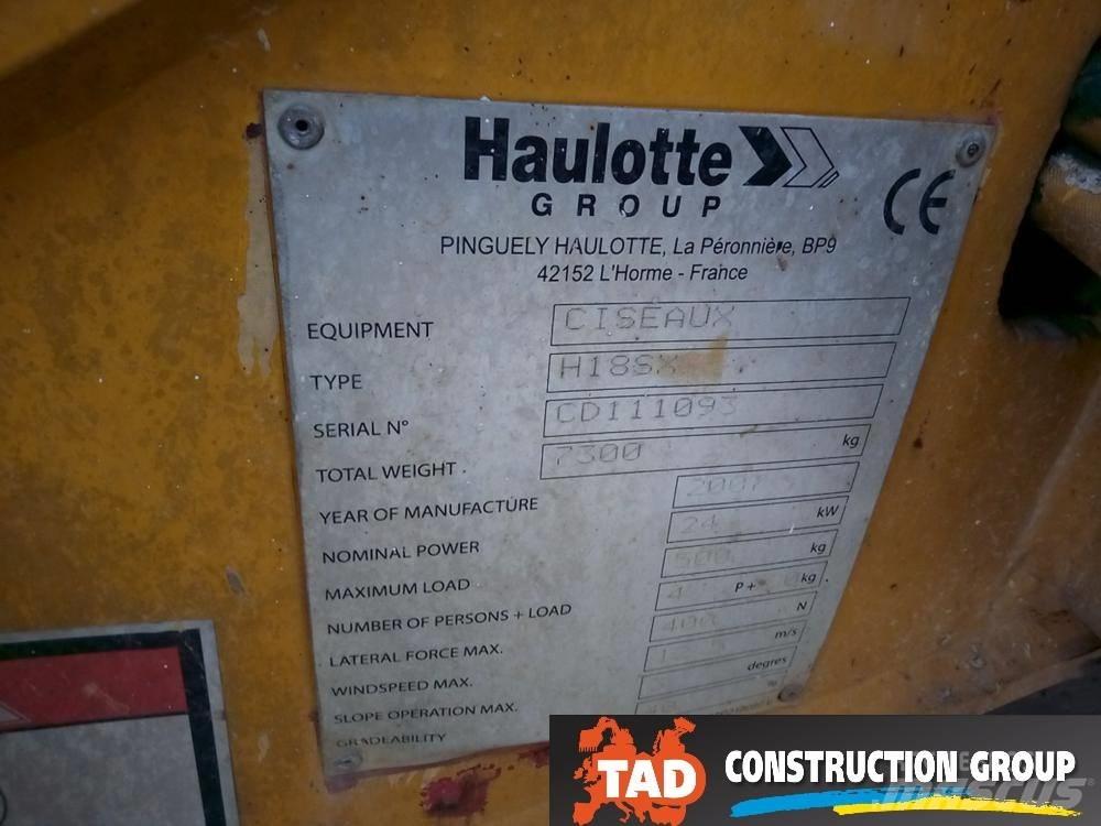 Haulotte H 18 SX Podnośniki nożycowe