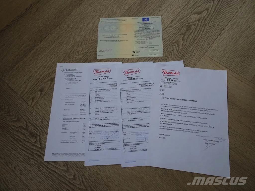Thomas 150NW Podnośniki na przyczepach