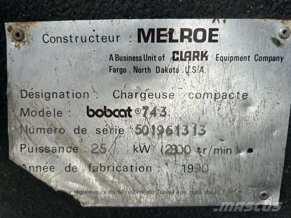 Bobcat 743 Ładowarki burtowe