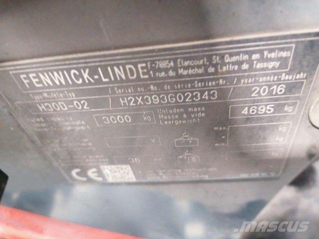 Linde H30D-02 Wózki Diesla