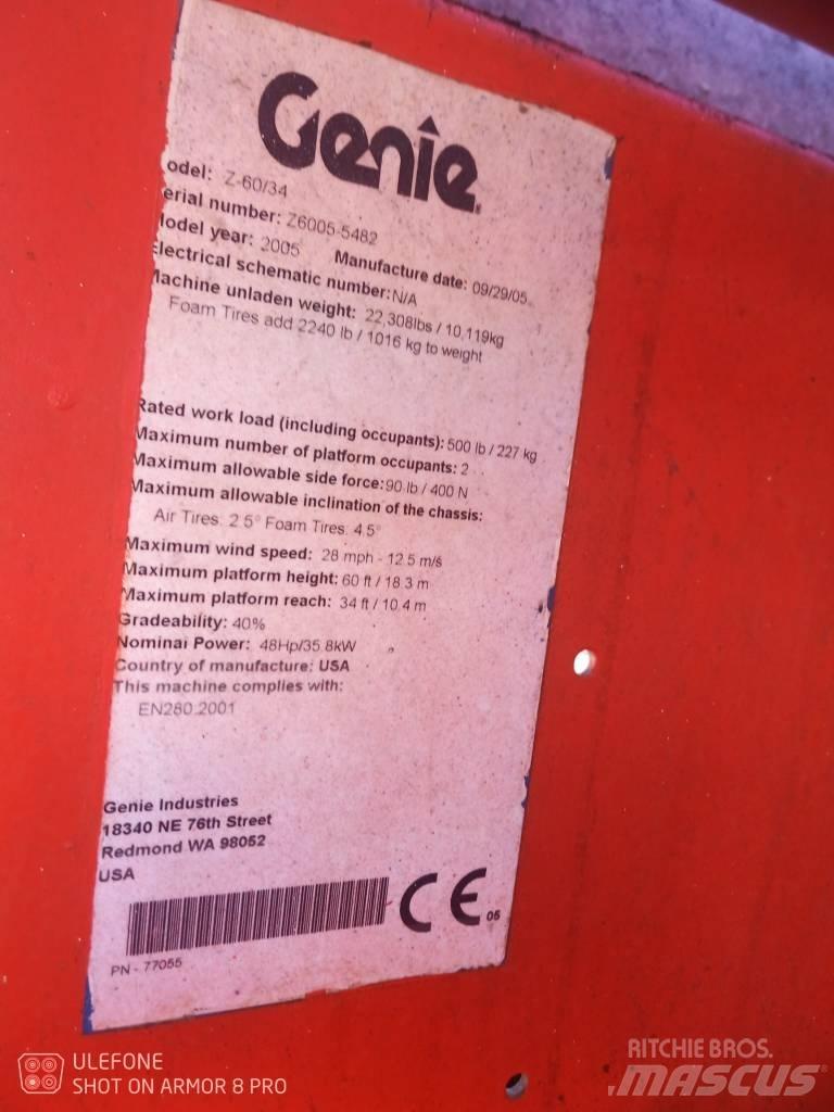 Genie Z 60/34 RT Podnośniki przegubowe