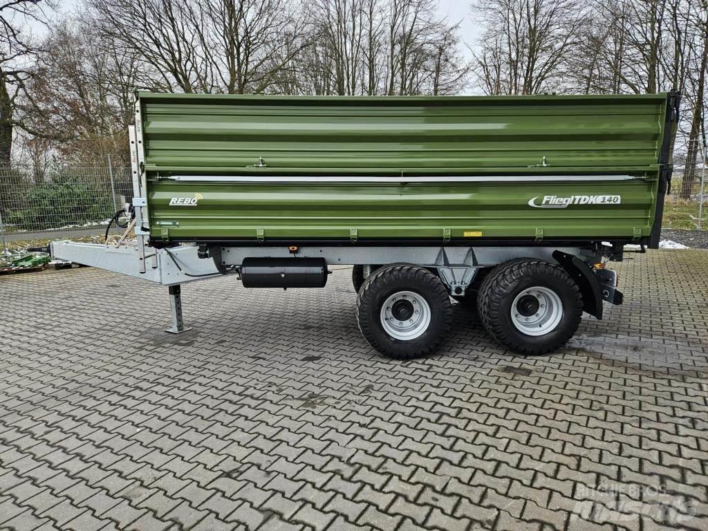 Fliegl TDK 140 FOX Przyczepy do przewozu słomy w belach