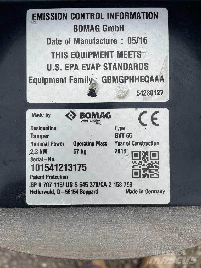 Bomag BVT 65 Ubijaki wibracyjne