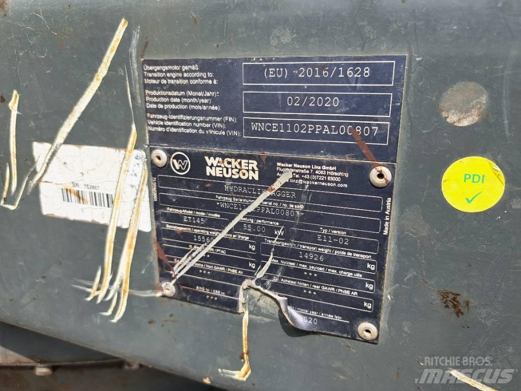 Wacker Neuson ET145 Koparki gąsienicowe