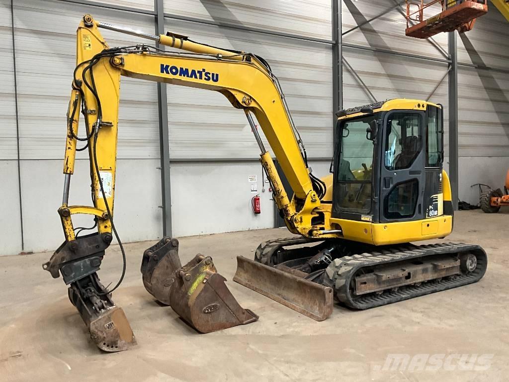 Komatsu PC 80 MR-3 Midikoparki  7t - 12t