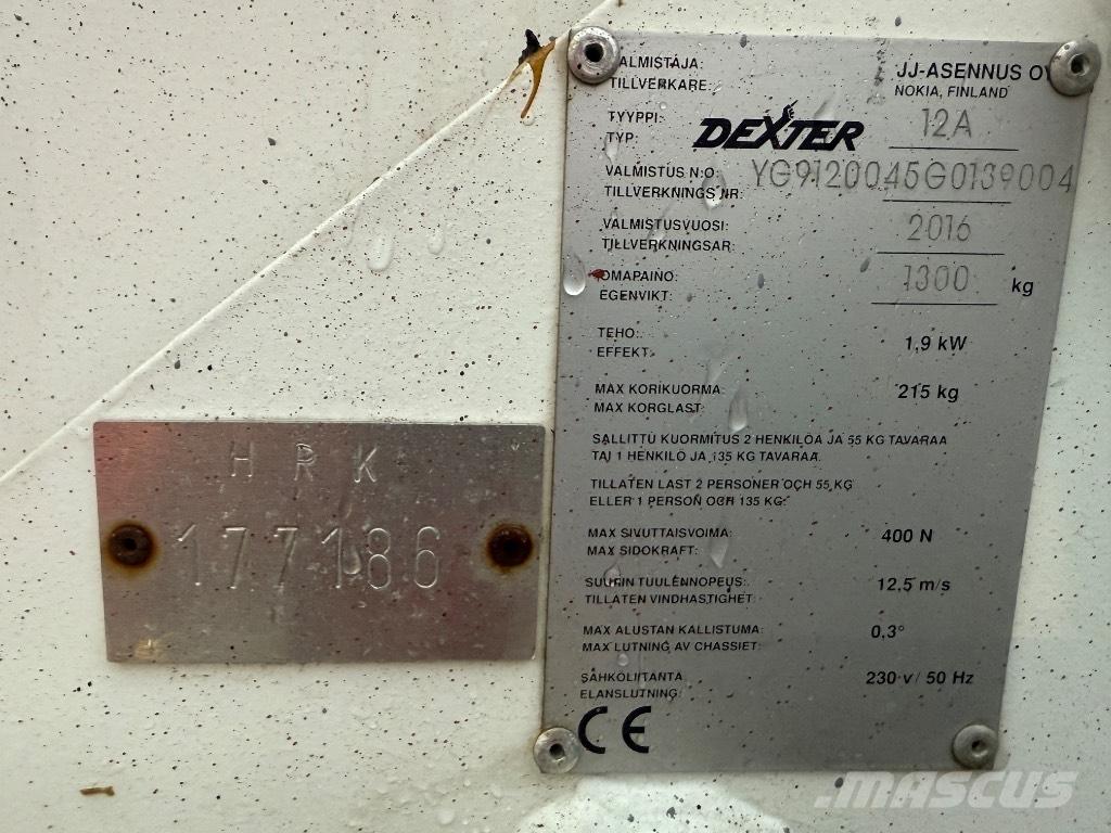 Dexter 12 A Podnośniki na przyczepach