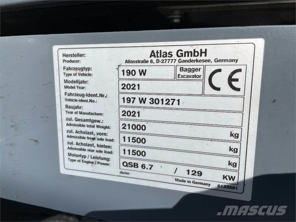 Atlas 190W Koparki kołowe