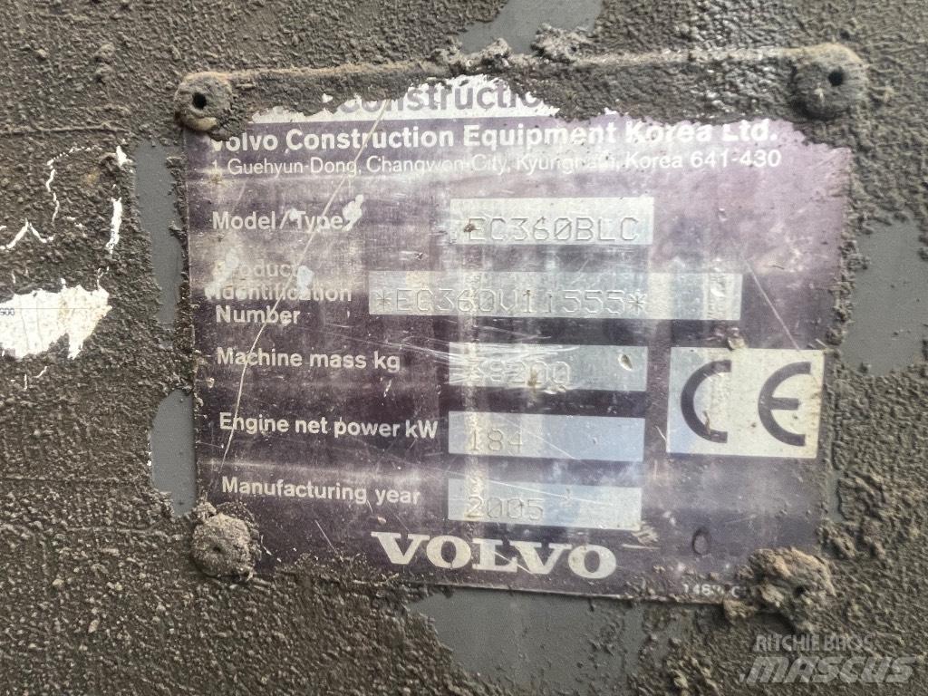 Volvo Ec360blc Koparki gąsienicowe