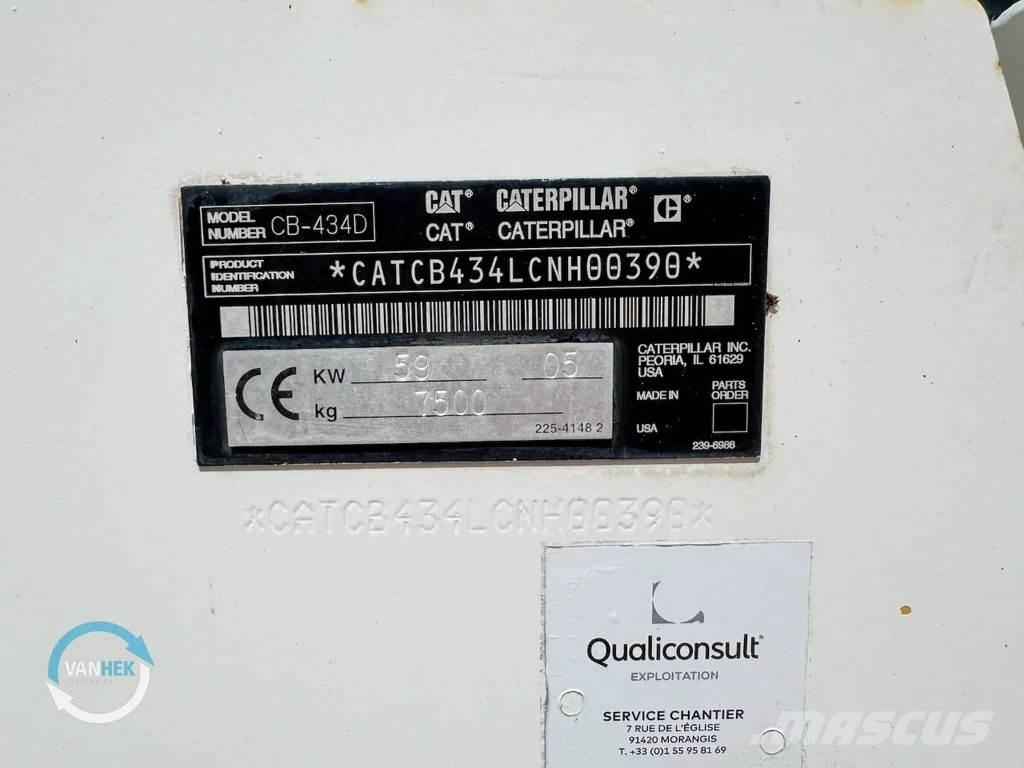 CAT CB434D Walce dwubębnowe