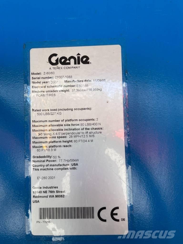 Genie Z 80/60 Podnośniki przegubowe