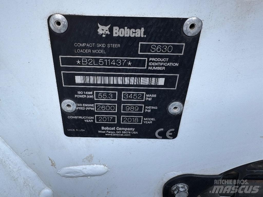 Bobcat S630 Ładowarki burtowe