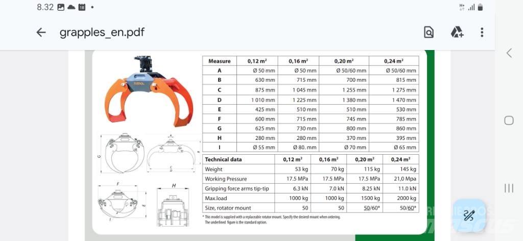 Farma koura 0.24 Chwytaki