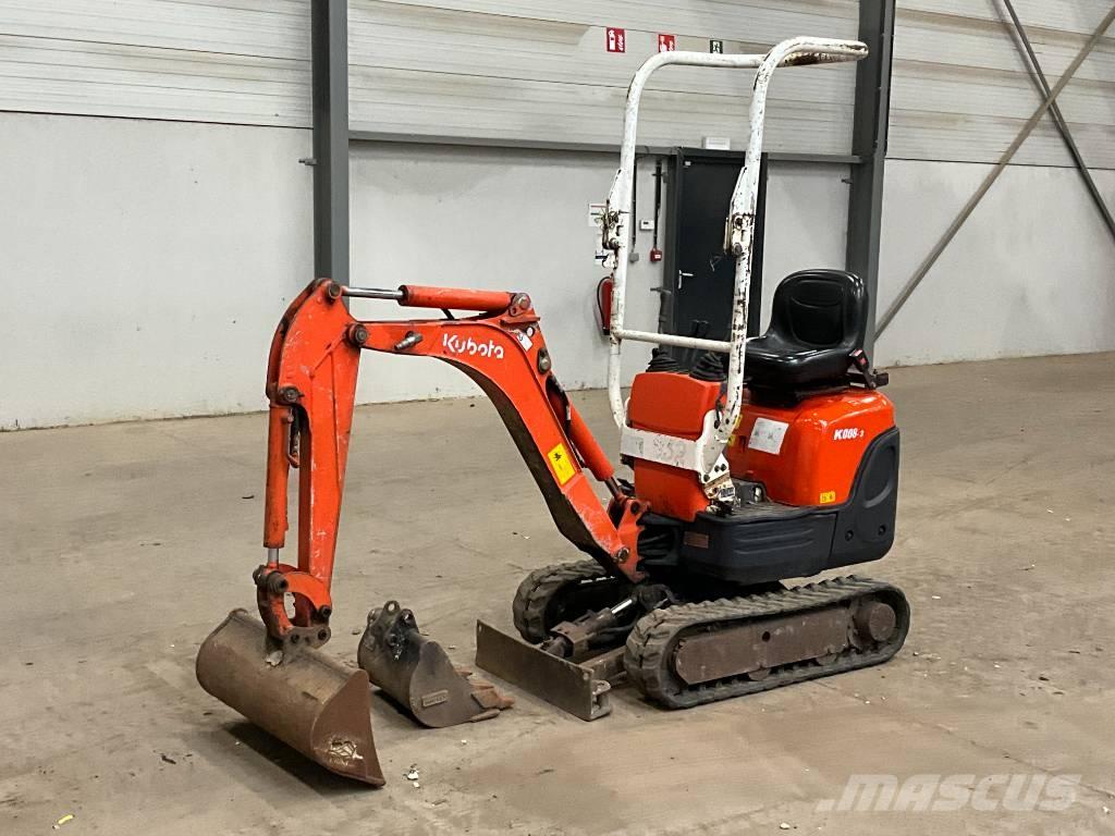 Kubota K 008-3 Minikoparki