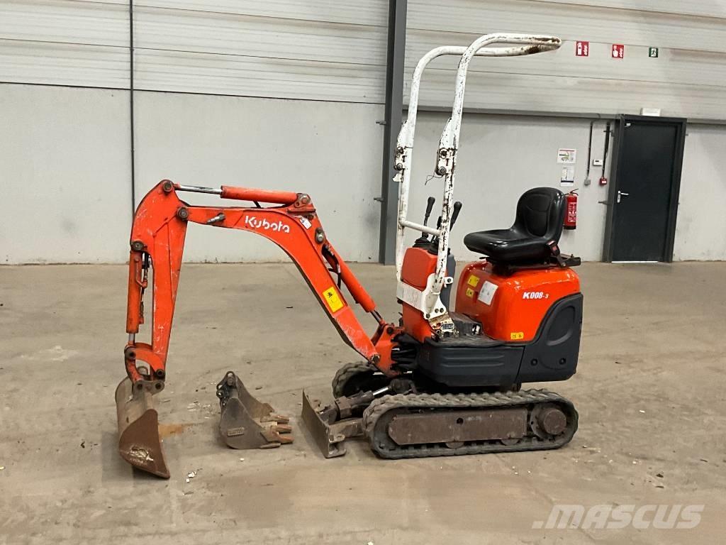 Kubota K 008-3 Minikoparki