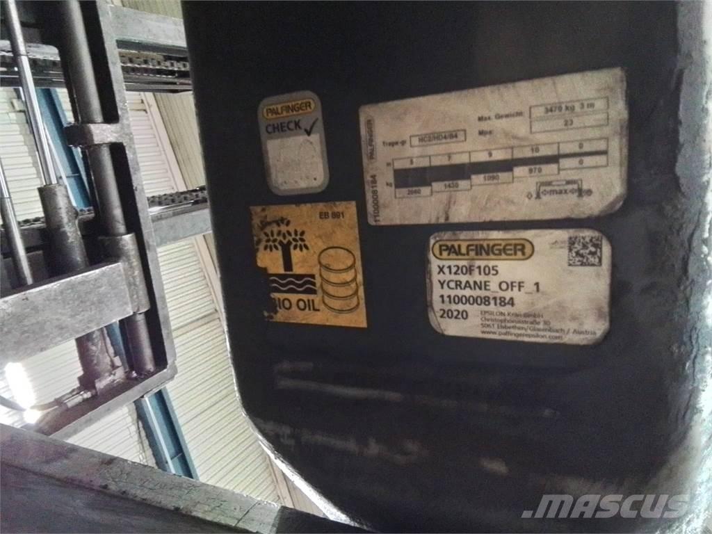 Palfinger X120f105 Żurawie do forwarderów