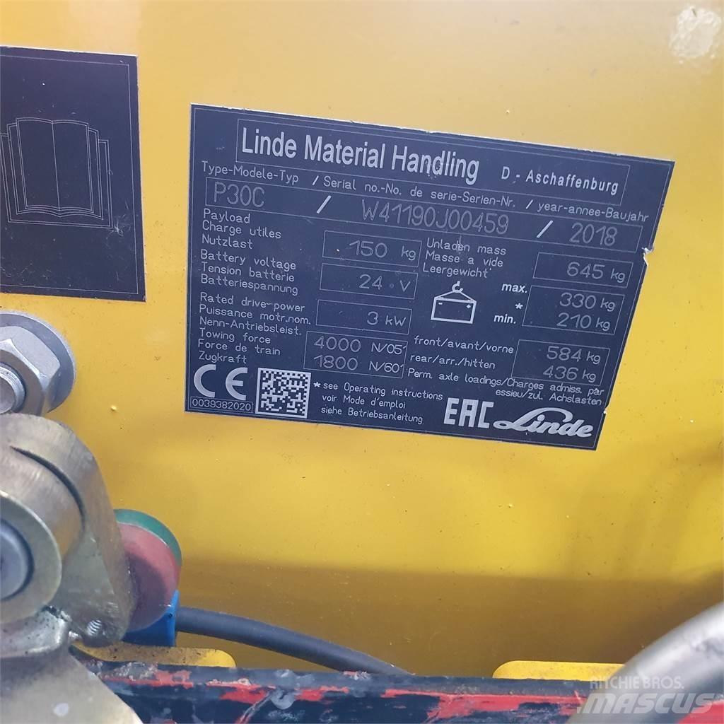 Linde P30C Wózki widłowe samochodowe ciągnące