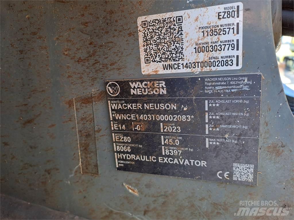 Wacker Neuson EZ80 Koparki gąsienicowe