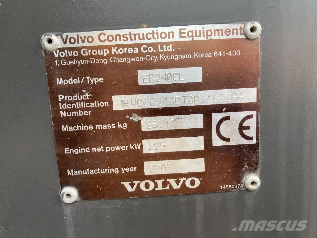Volvo EC 240 C L Koparki gąsienicowe