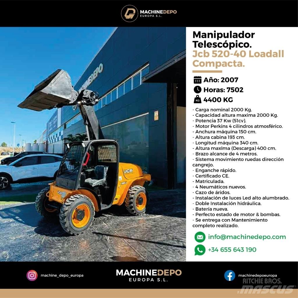 JCB 520-40 Ładowarki rolnicze