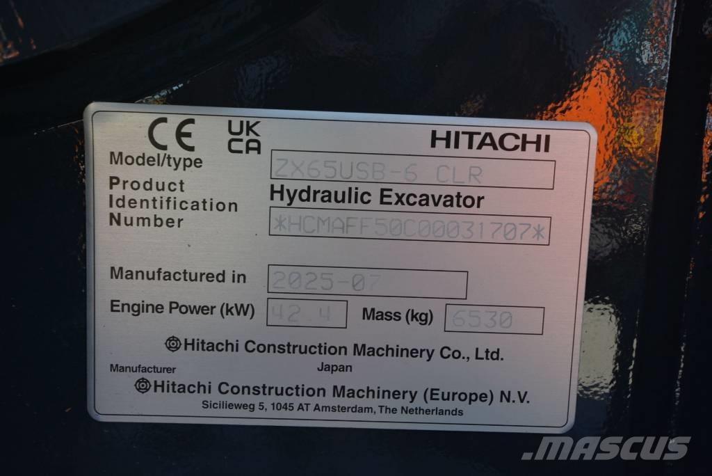 Hitachi ZX 65 USB-6 Minikoparki
