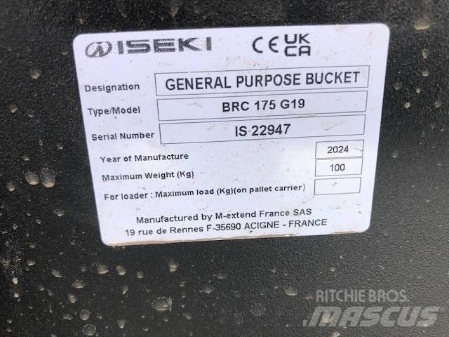 Iseki MX 1.75 BUCKET Komunalne - Inne
