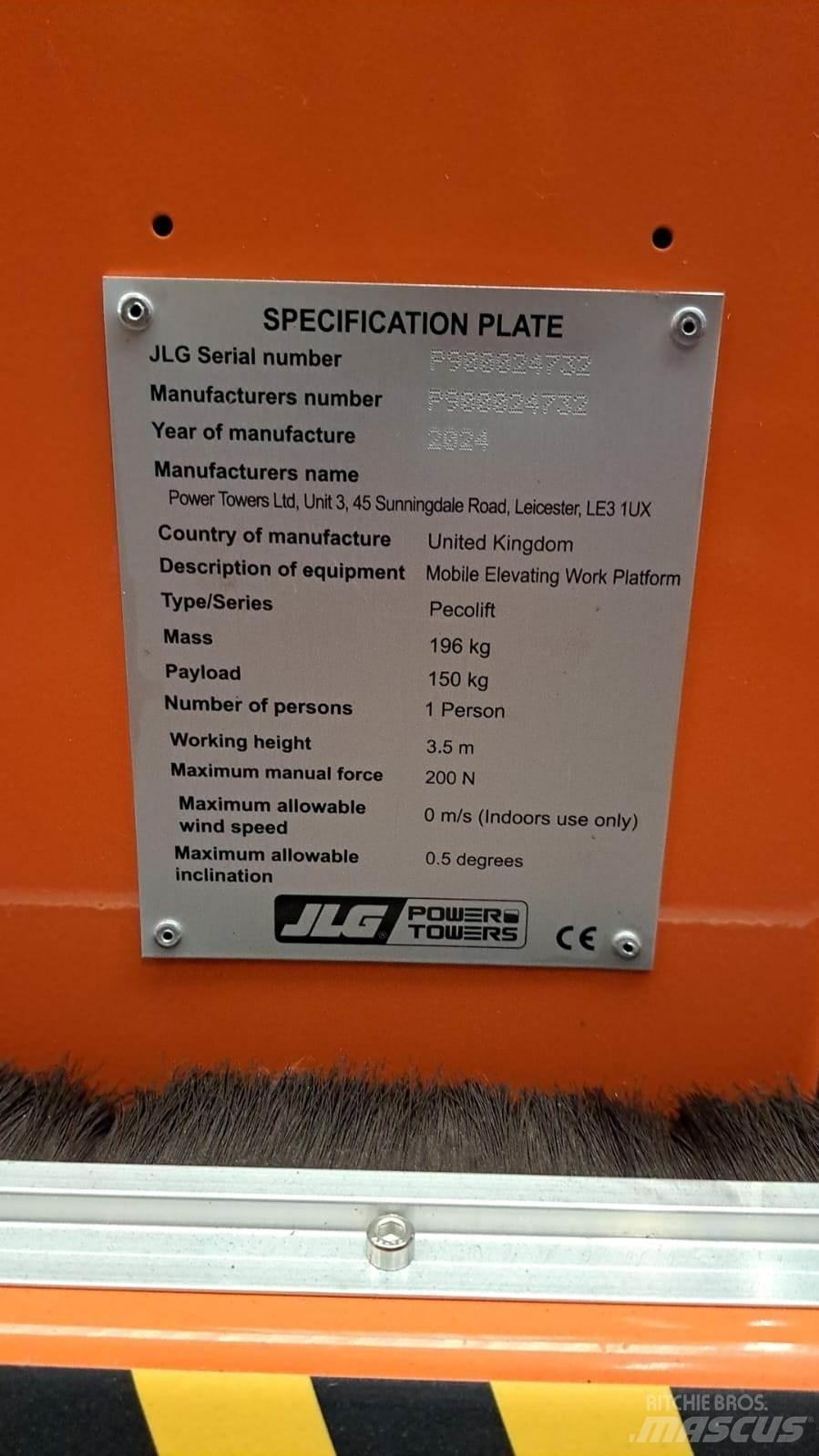JLG Pecolift Inne podnośniki