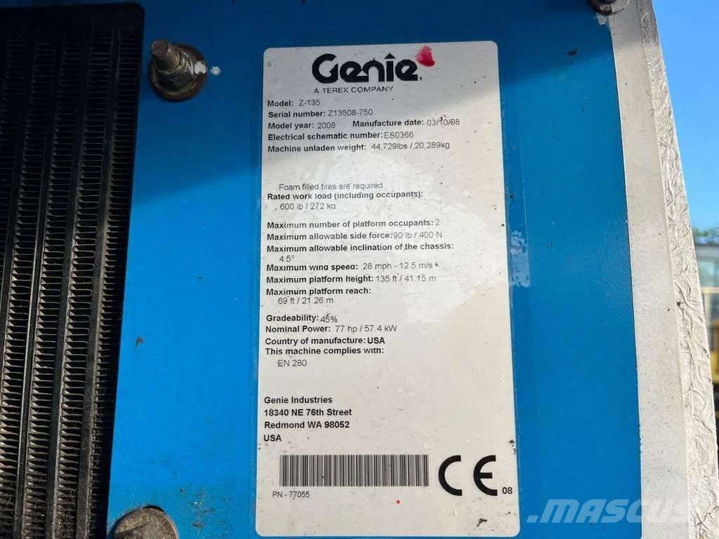 Genie Z-135 Podnośniki przegubowe